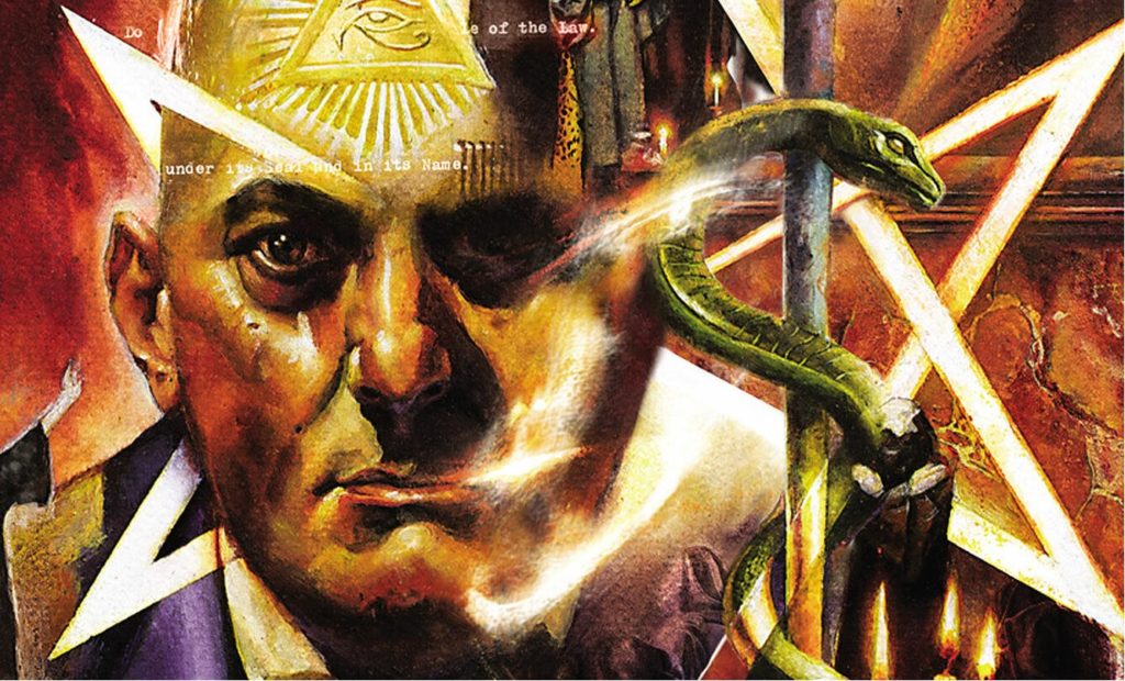 O mago Aleister Crowley inspira quadrinhos de horror