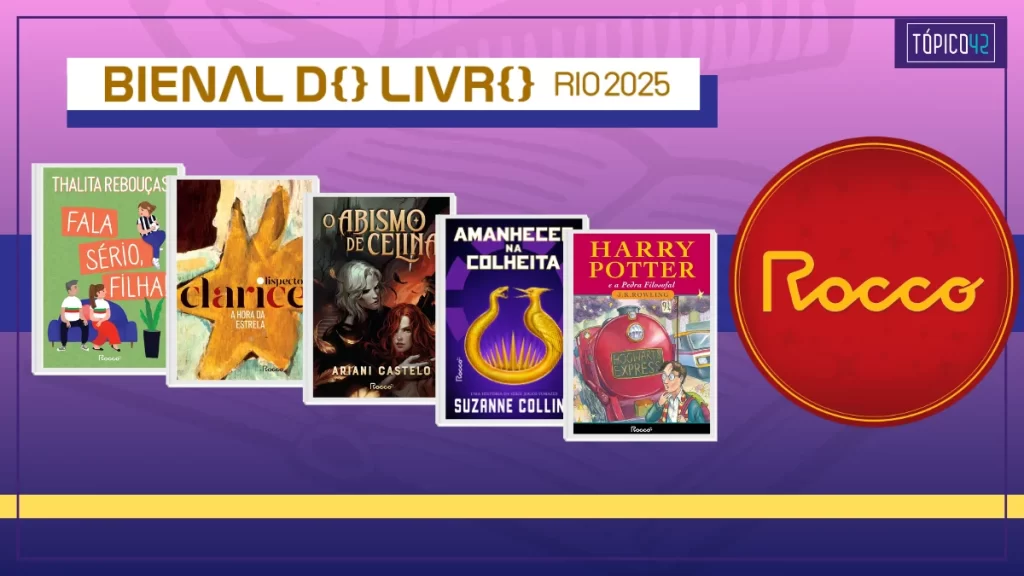 Bienal do Livro Rio 2025 | Confira a programação da Editora Rocco