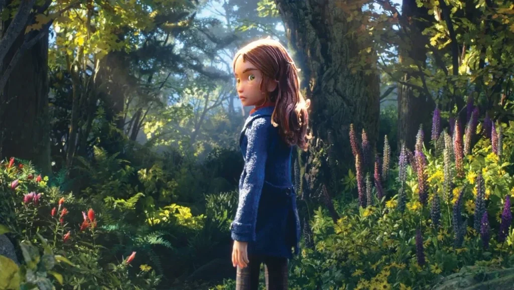 A Floresta Impenetrável em O Bosque Selvagem, cenário da aventura em stop-motion.