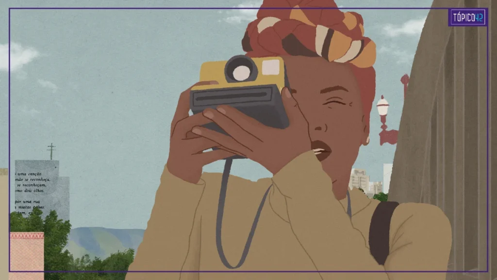 Imagem de divulgação do filme de animação Ana, en passant, dirigido por Fernanda Salgado.
