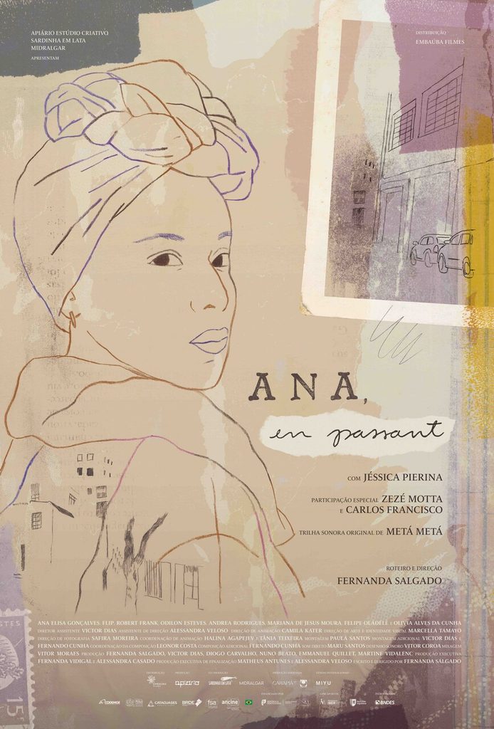 Pôster do filme de animação Ana, en passant.
