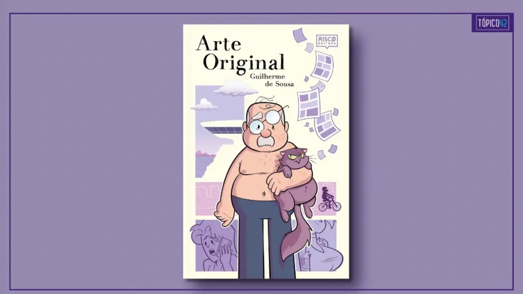 Capa ou arte promocional da história em quadrinhos Arte Original, escrita e ilustrada por Guilherme de Sousa.